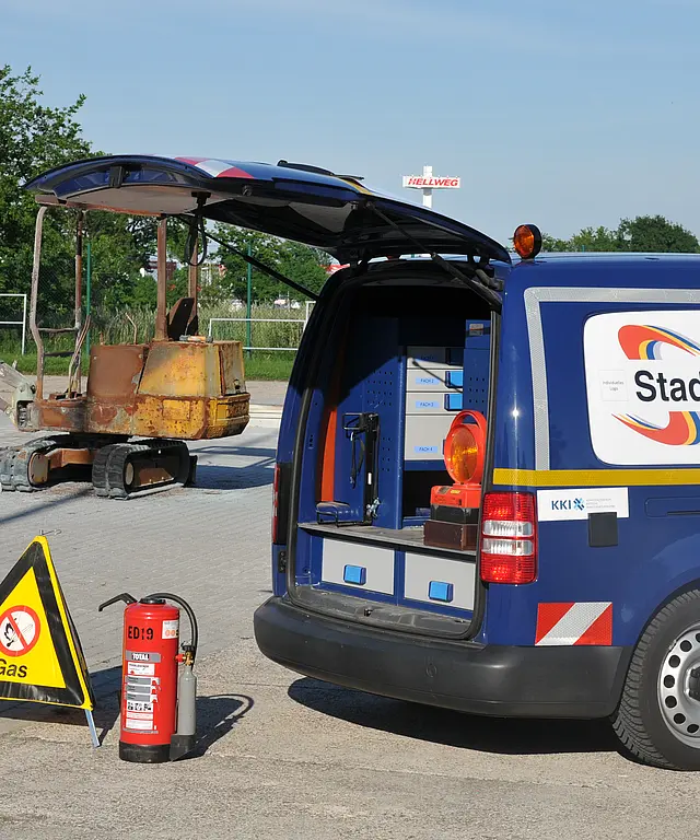 Simulation eines Gasbrandes