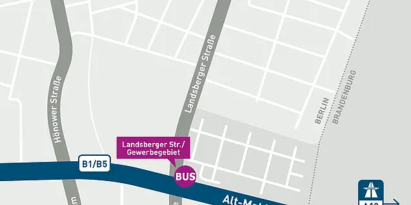 Flyer Anfahrt Technisches Sicherheitszentrum